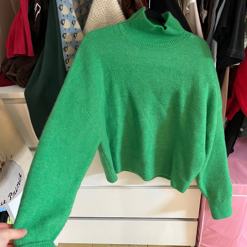 Zara Green turtleneck